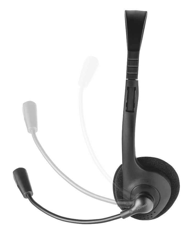TRUST Primo Chat Headset for PC and laptop, In-line volume control