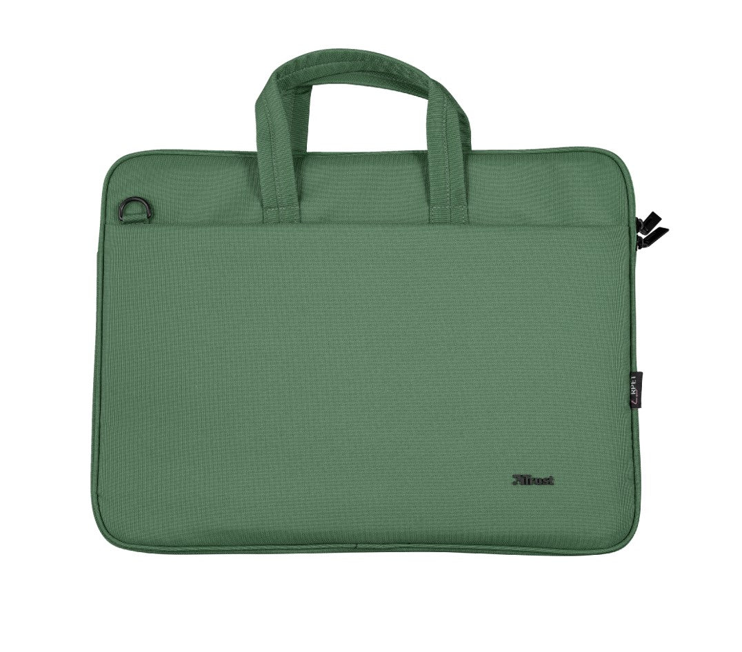 TRUST Bologna Eco-friendly Slim laptop bag for 16 inch laptops - Green