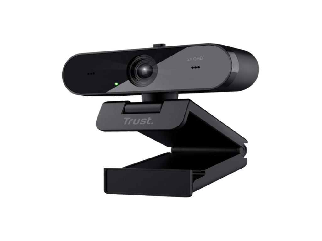 TRUST TAXON High-quality 2K QHD webcam with auto focus, USB 2.0, omnidirectional microphone