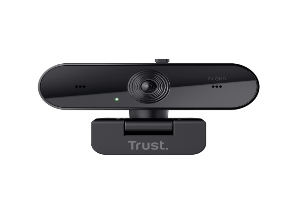 TRUST TAXON High-quality 2K QHD webcam with auto focus, USB 2.0, omnidirectional microphone
