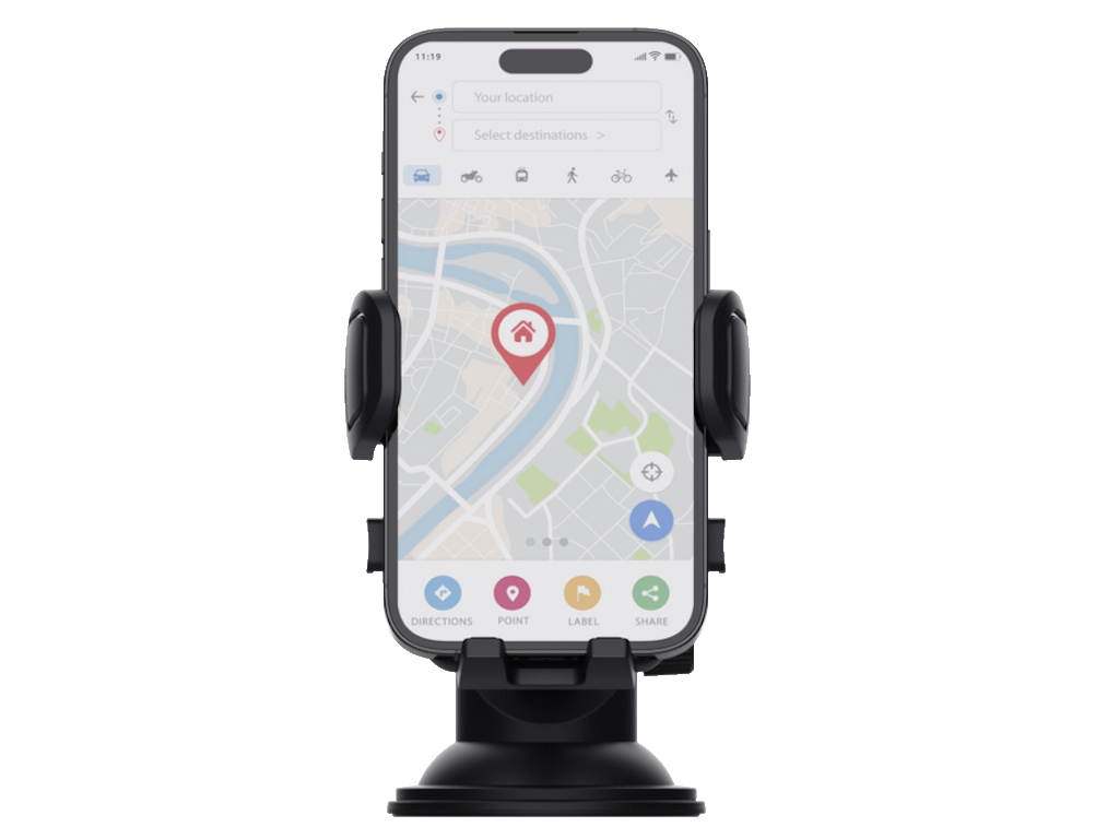 TRUST RUNO - Car phone holder with windshield mount