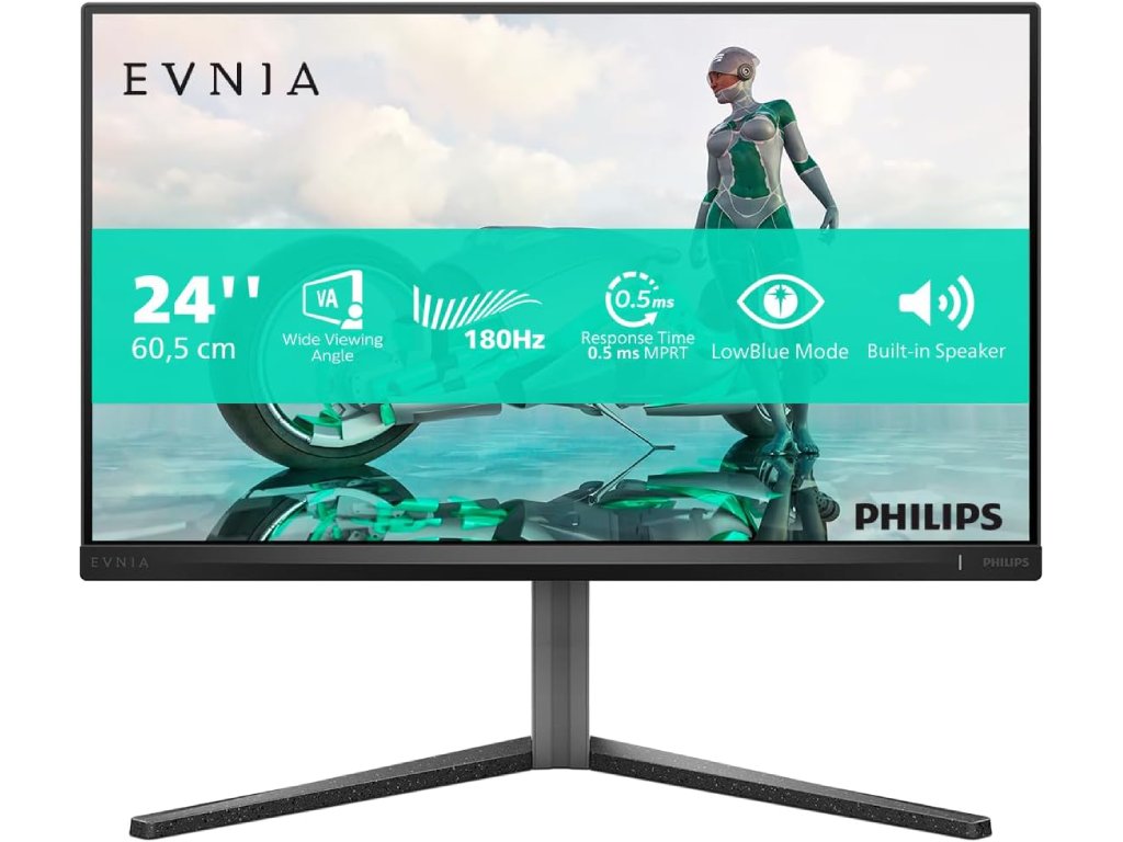 PHILIPS Evnia Gaming IPS Monitor 24M2N3200A,23.8",Full HD, 180Hz, 1 ms,1000:1,HDMI*2 - DP,HAS,Zvučnici