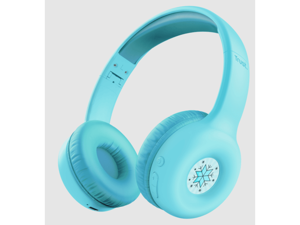 TRUST Nouna Wireless Kids Headphones 3.5mm, USB-C black
