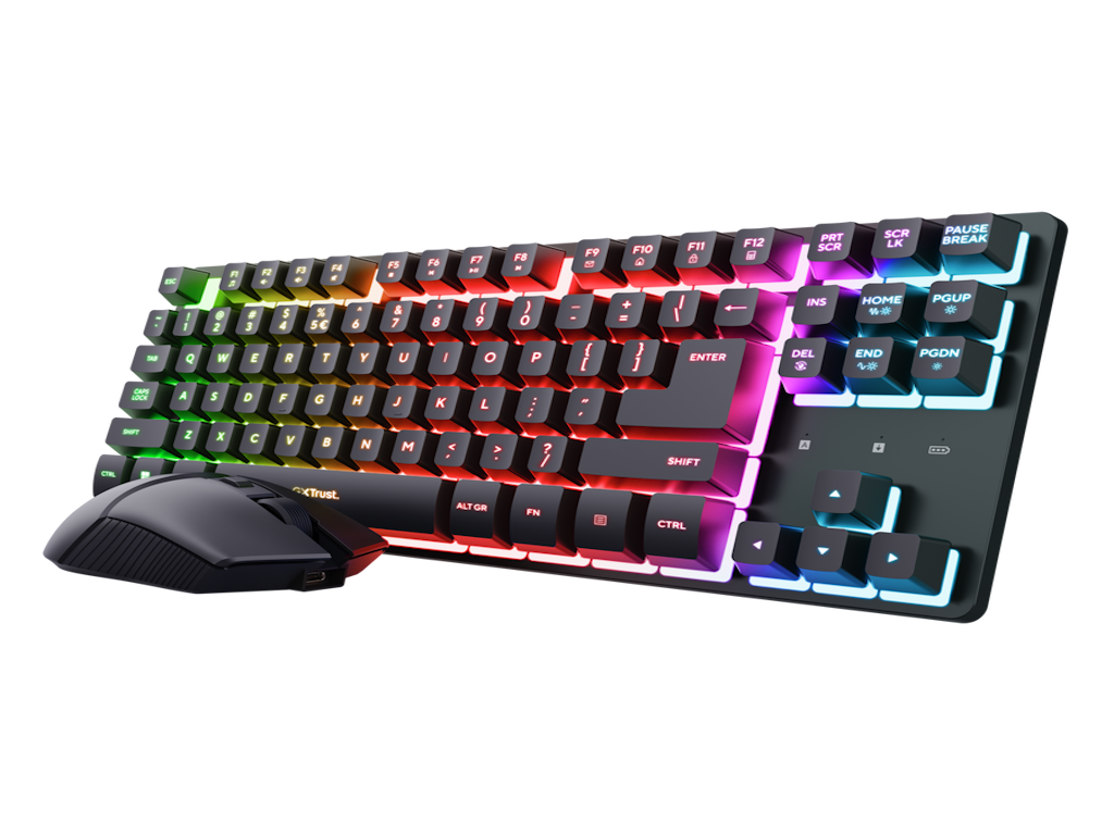 TRUST GXT 832 Thado Wireless TKL Keyboard & Mouse Combo
