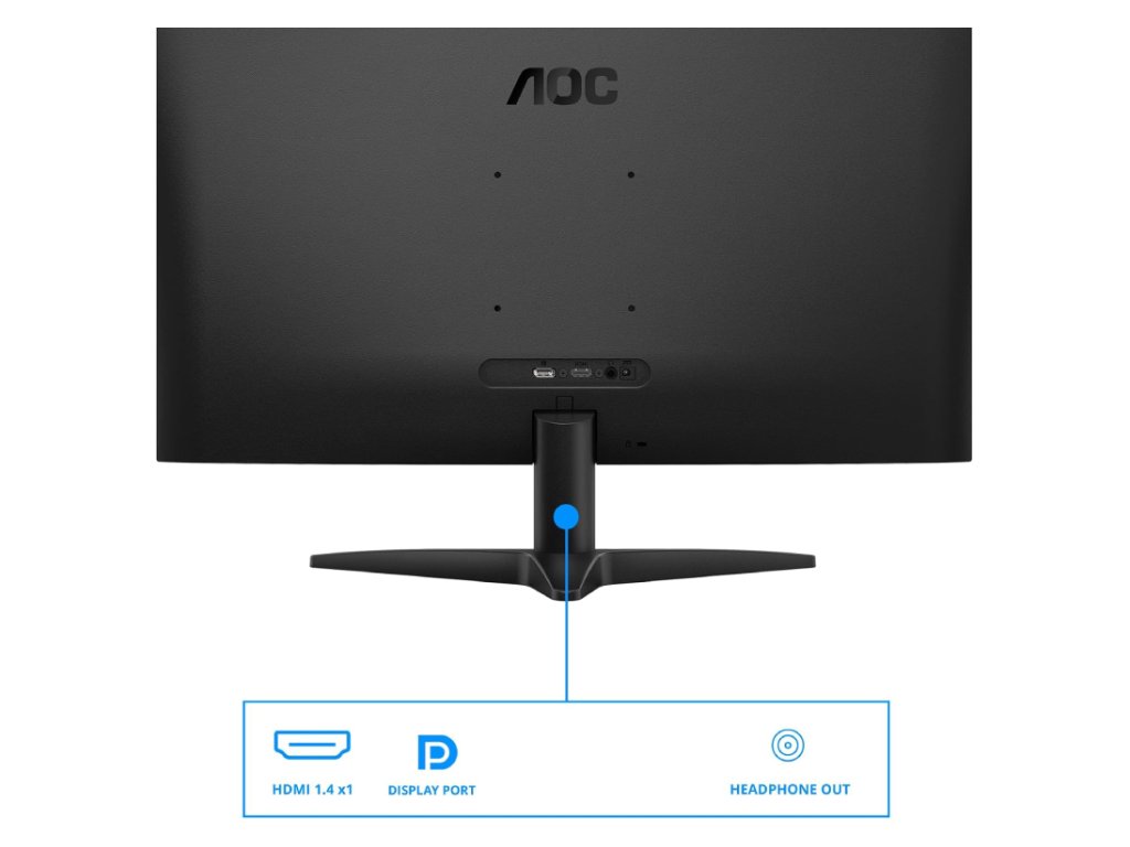 AOC IPS Gaming Monitor 27B36X, 27", Full HD 1920x1080, 144 Hz, 0.5 ms, 1500:1, HDR 10, HDMI - DP