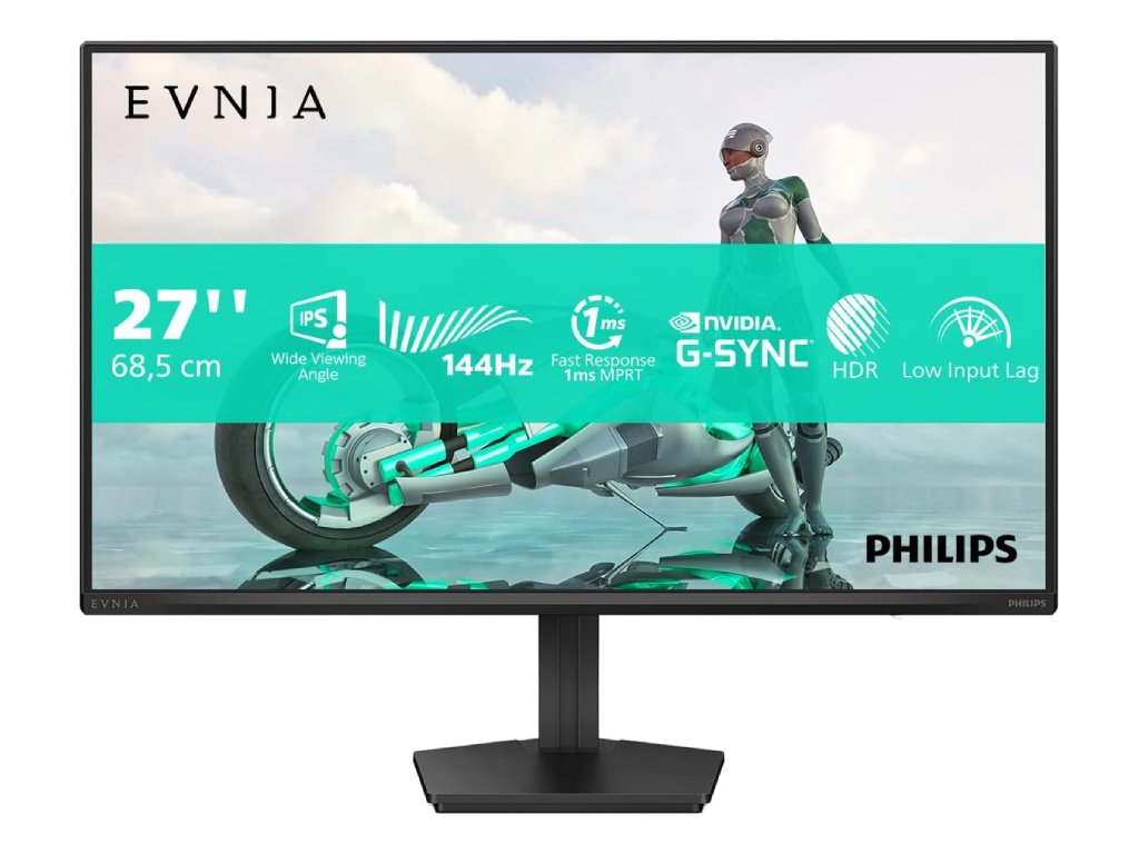 PHILIPS Evnia Gaming IPS Monitor 27M2N3200NF, 27", Full HD, 144Hz, 0.5 ms,1500:1, HDMI - DP, HDR10