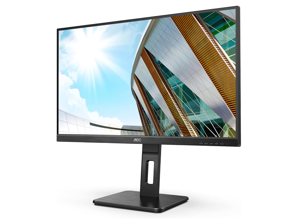 AOC LED IPS Monitor 27P2Q 27", Full HD 1920x1080, 100Hz, 4 ms, VGA - DP - HDMI - DVI-D, USB, 2W x 2, HAS
