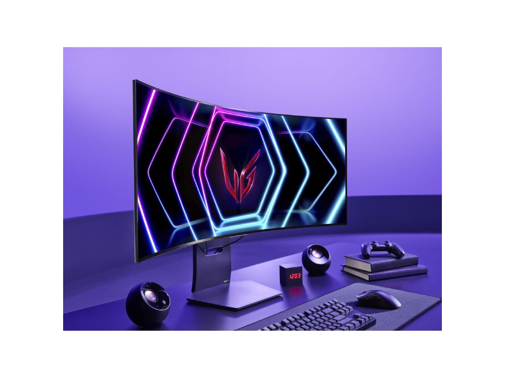 LG 39" 39GS95QE-B UltraGear OLED Curved Gaming Monitor, WQHD 3440x1440,240Hz,0.03ms,DP - HDMI*2 - USB