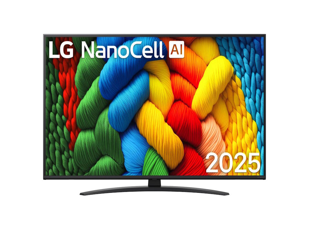 LG 43NANO81A3A LED TV 43" ultra HD, NanoCell, WebOS 25 smart, Alpha7 AI CPU 4K Gen8, magic remote