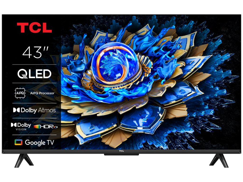 TCL 43T69C QLED TV 43" ultra HD, Google TV smart