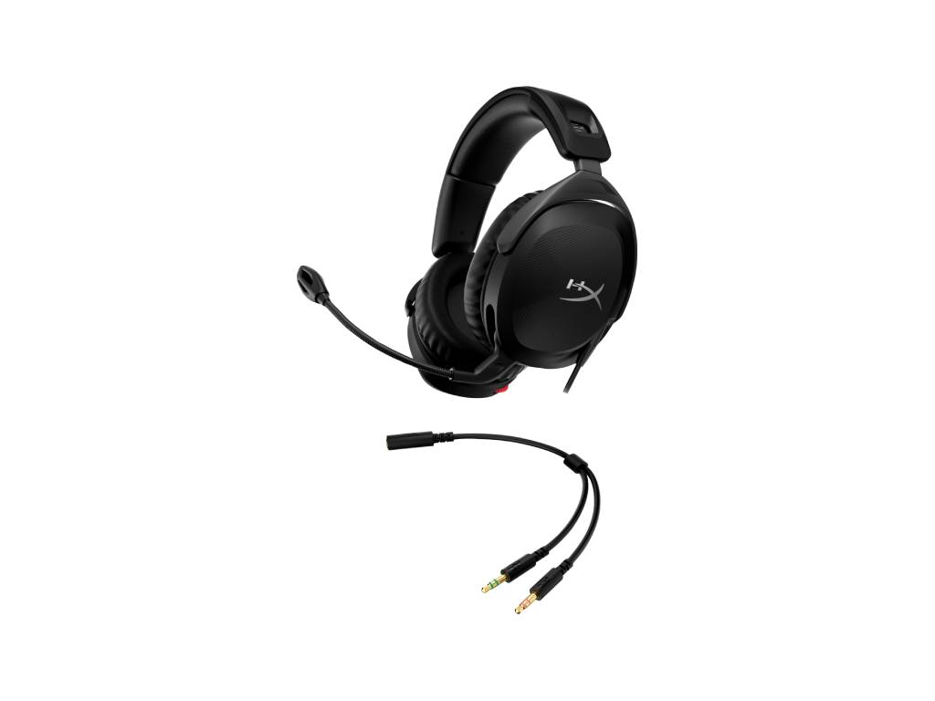 HyperX Cloud Stinger 2 Wired Gaming Headset - Over-Ear - Noise-Cancelling Mic - Black - DTS Headphone:X