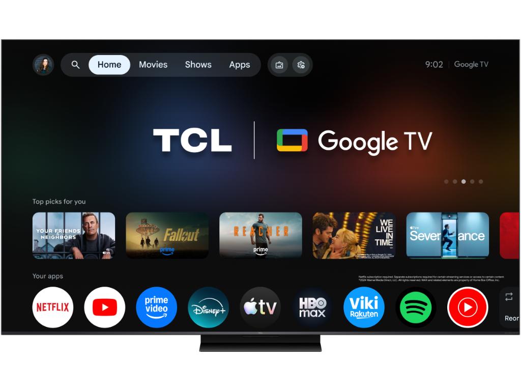 TCL 55C7L SQD-Mini LED TV 55" ultra HD, Google TV, 1152 Preciznih zona zatamnjivanja,Bang&Olufsen
