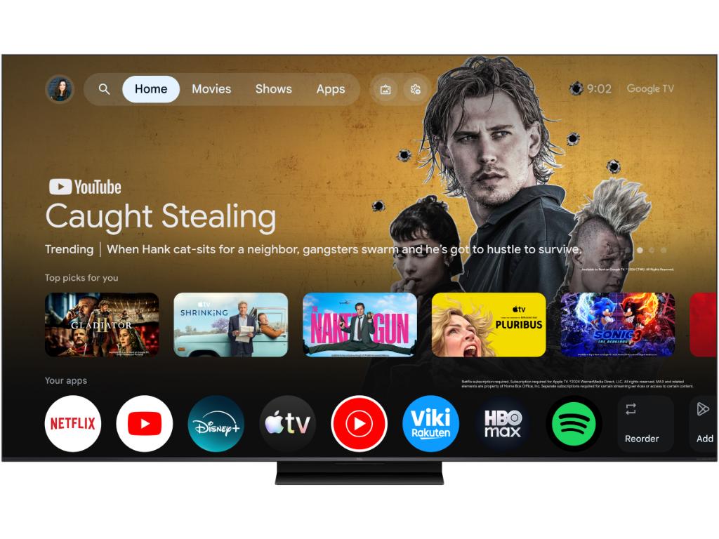 TCL 55C7L SQD-Mini LED TV 55" ultra HD, Google TV, 1152 Preciznih zona zatamnjivanja,Bang&Olufsen