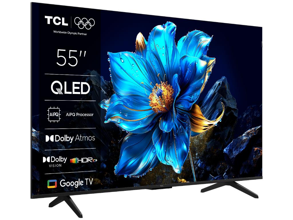 TCL 55P7K QLED TV 55" ultra HD, Google TV smart, AiPQ processor, Dolby Atmos,slim dizajn(bez okvira)
