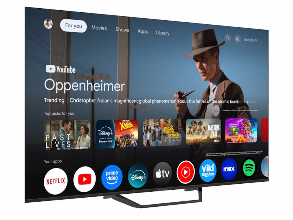 Tesla 65E655BUS LED TV 65" ultra HD, Google TV smart, DVB-T2 - C - S2