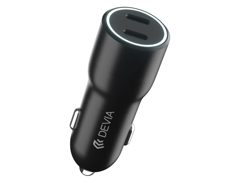 Devia car charger Smart 40W PD 2x USB-C black