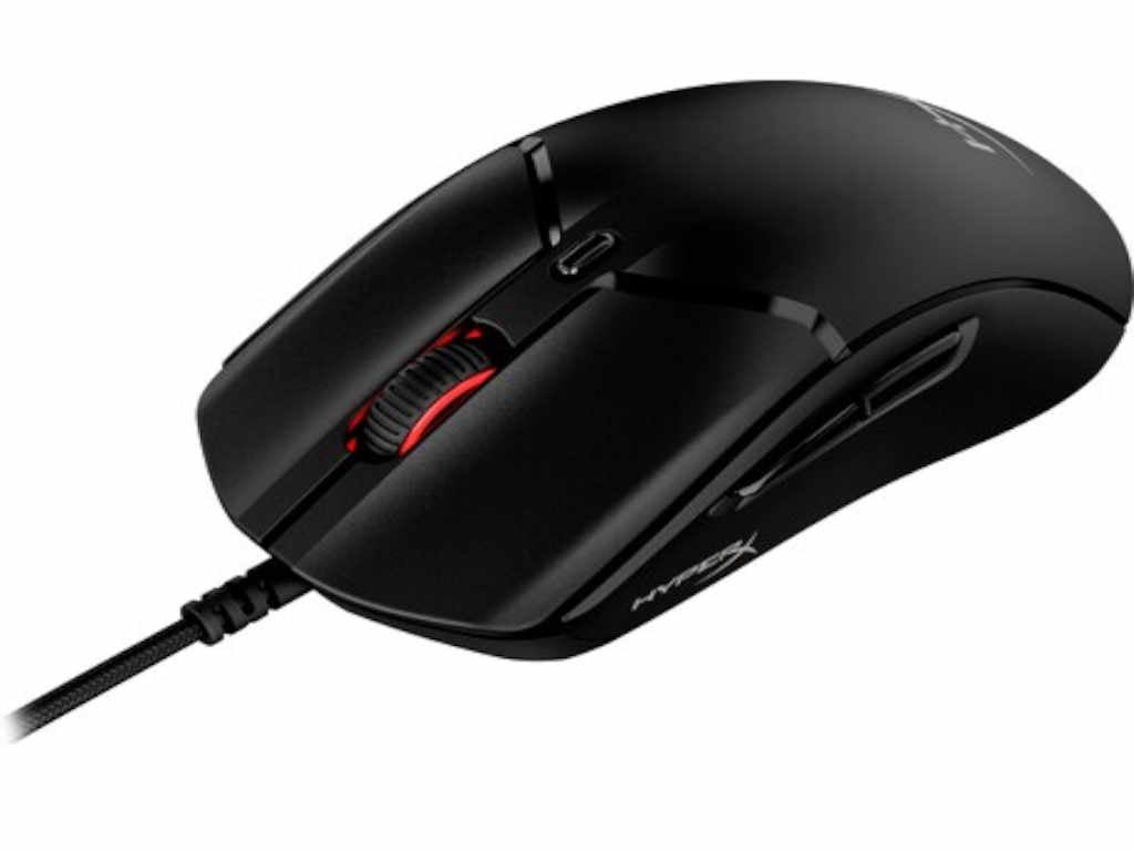 HyperX Pulsefire Haste 2 Wired Gaming Mouse - 650 IPS - Up to 26000 DPI - RGB - Black - Low-friction skates