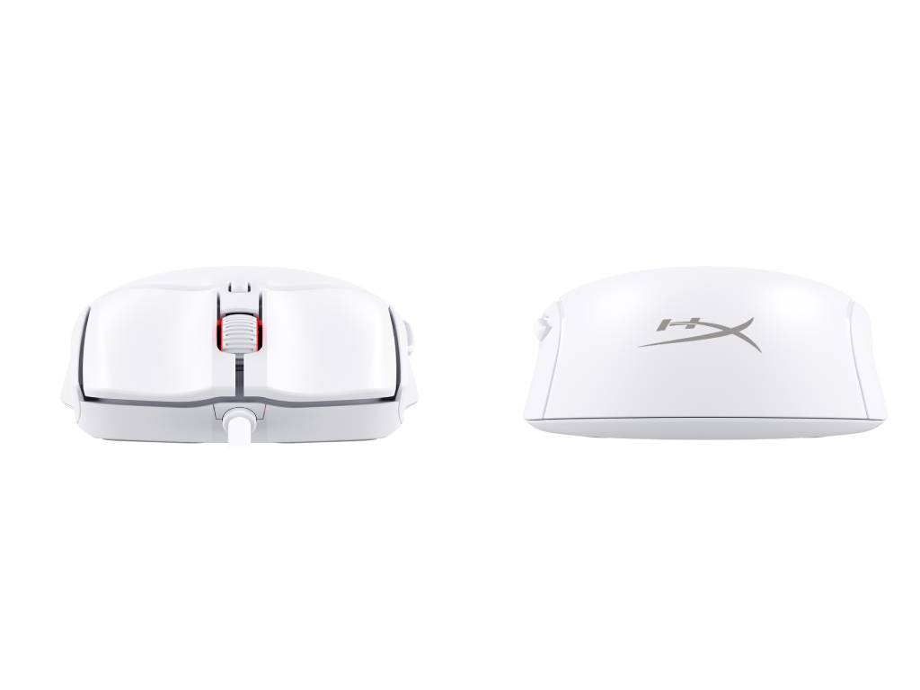 HyperX Pulsefire Haste 2 Wired Gaming Mouse - 650 IPS - Up to 26000 DPI - RGB - White - Low-friction skates