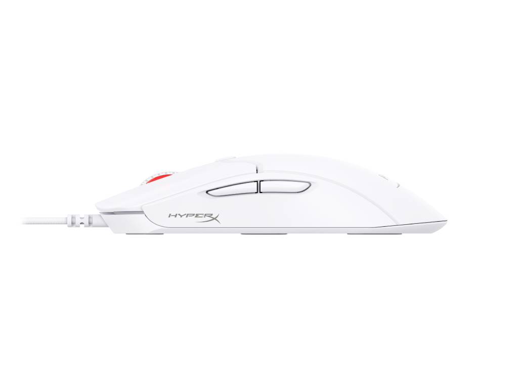 HyperX Pulsefire Haste 2 Wired Gaming Mouse - 650 IPS - Up to 26000 DPI - RGB - White - Low-friction skates