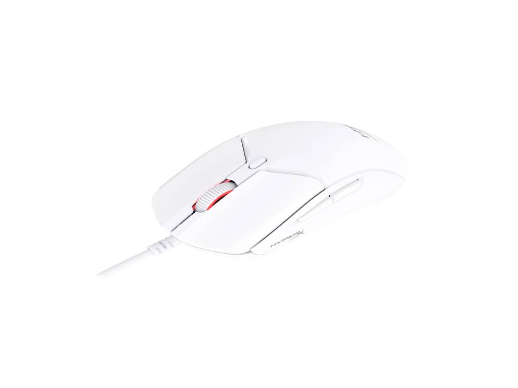 HyperX Pulsefire Haste 2 Wired Gaming Mouse - 650 IPS - Up to 26000 DPI - RGB - White - Low-friction skates