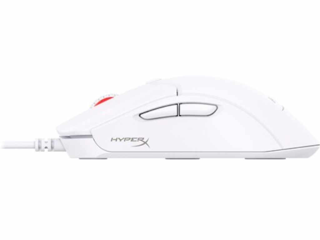 HyperX Pulsefire Haste 2 Wired Gaming Mouse - 650 IPS - Up to 26000 DPI - RGB - White - Low-friction skates