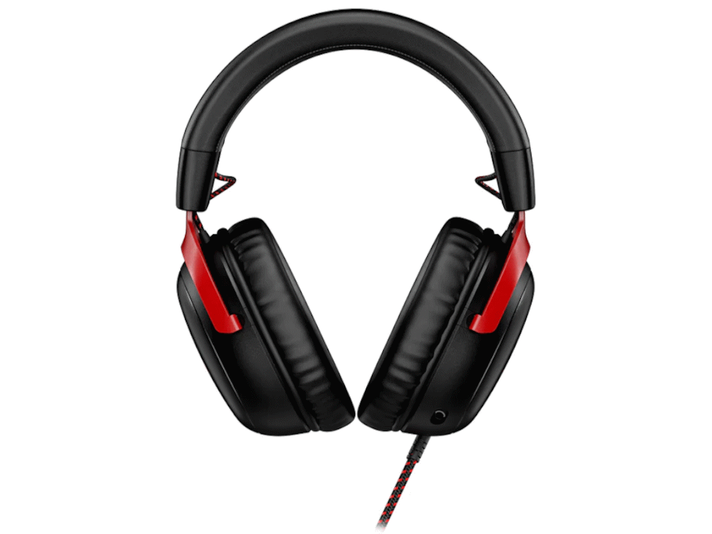 HyperX Cloud III Wired Gaming Headset USB-A 3.55mm - Over-ear - Noice cancelling mic - black-red