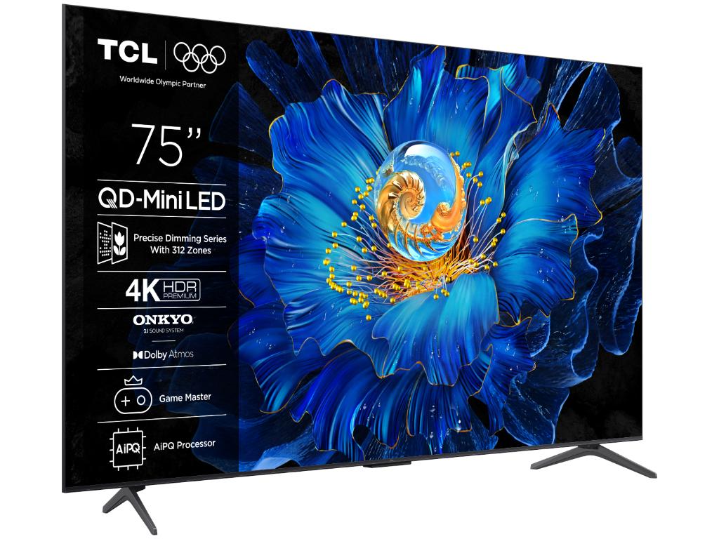 TCL 75C6KS mini LED TV 75" ultra HD, Google TV smart, 312 Local Dimming Zones , ultra slim dizajn