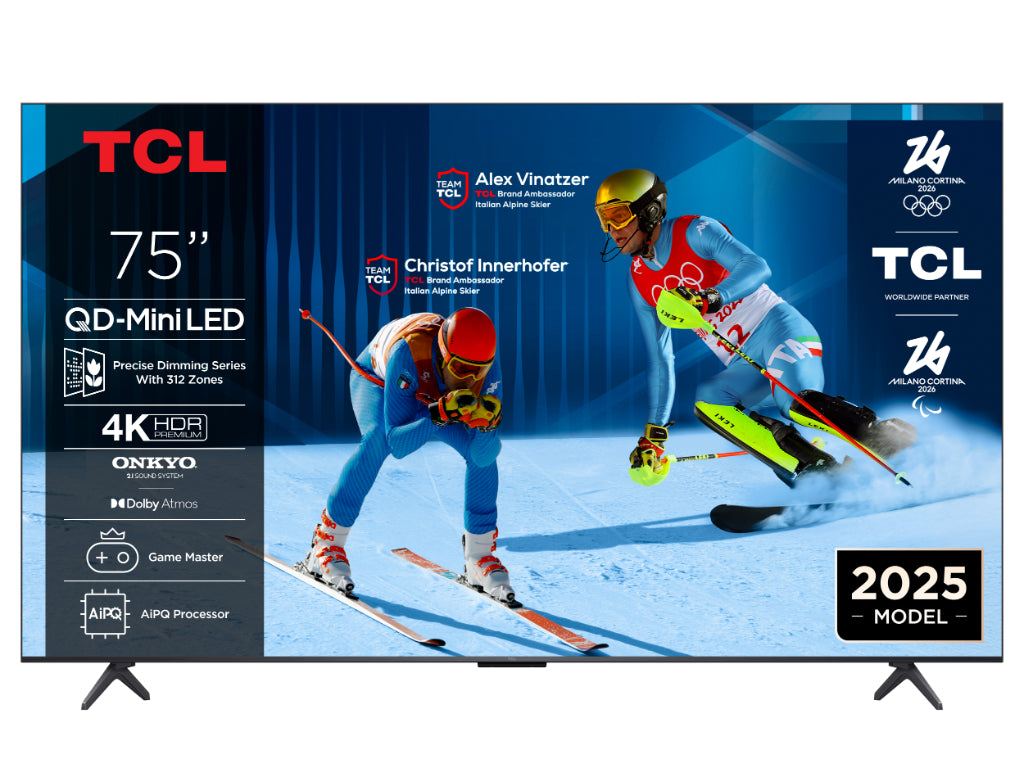 TCL 75C6KS mini LED TV 75" ultra HD, Google TV smart, 312 Local Dimming Zones , ultra slim dizajn