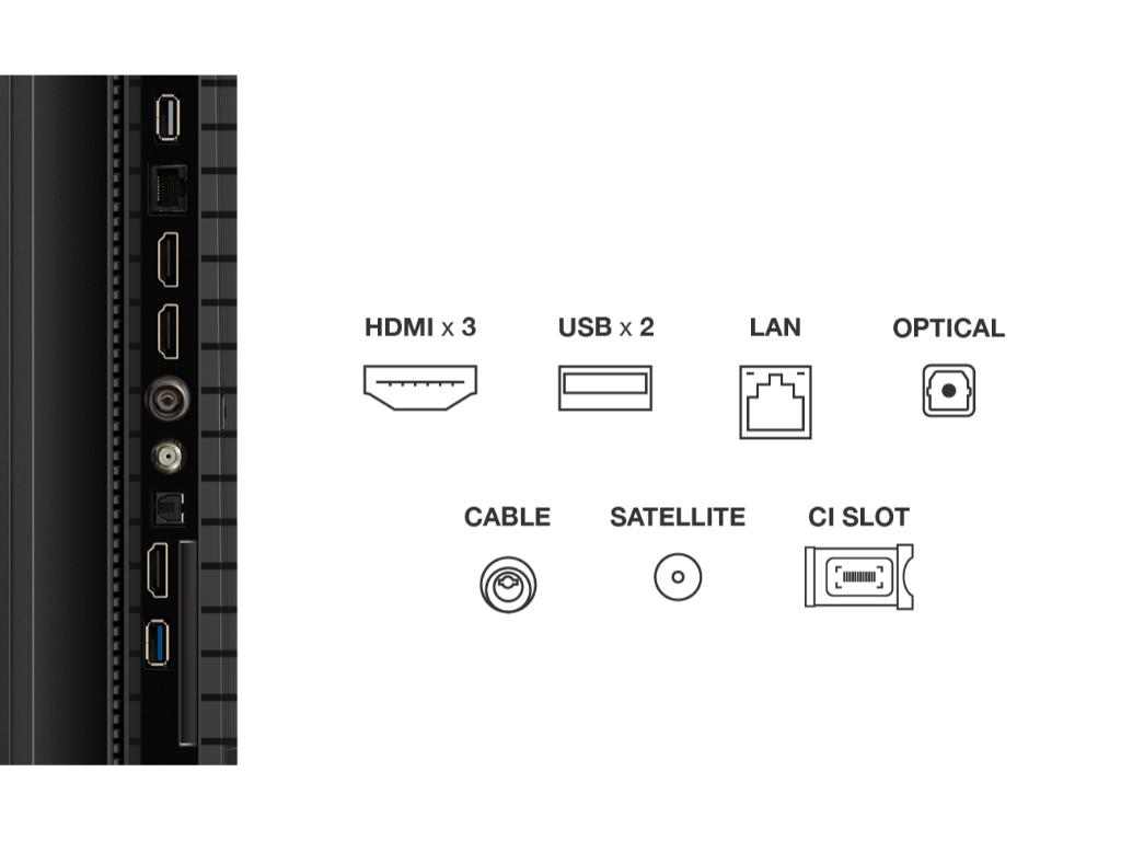 TCL 75P7K QLED TV 75" ultra HD, Google TV smart, AiPQ processor, Dolby Atmos,slim dizajn(bez okvira)