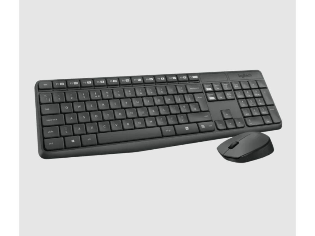LOGITECH MK235 Wireless Desktop - Tastatura + Miš, USB, US