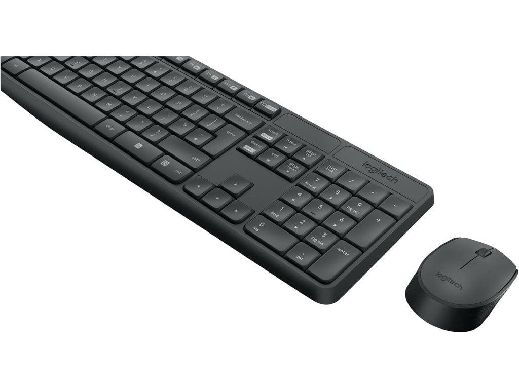 LOGITECH MK235 Wireless Desktop - Tastatura + Miš, USB, US