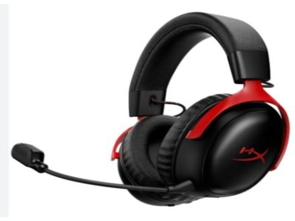 HyperX Cloud III S Wireless Gaming Headset - PC - PS5 - Mobile - Mac - 120Hr - 2.4GHz Wireless - Black-red