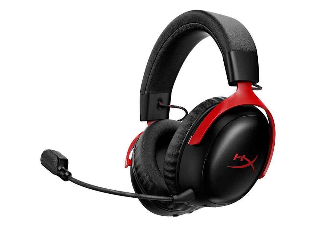 HyperX Cloud III S Wireless Gaming Headset - PC - PS5 - Mobile - Mac - 120Hr - 2.4GHz Wireless - Black-red