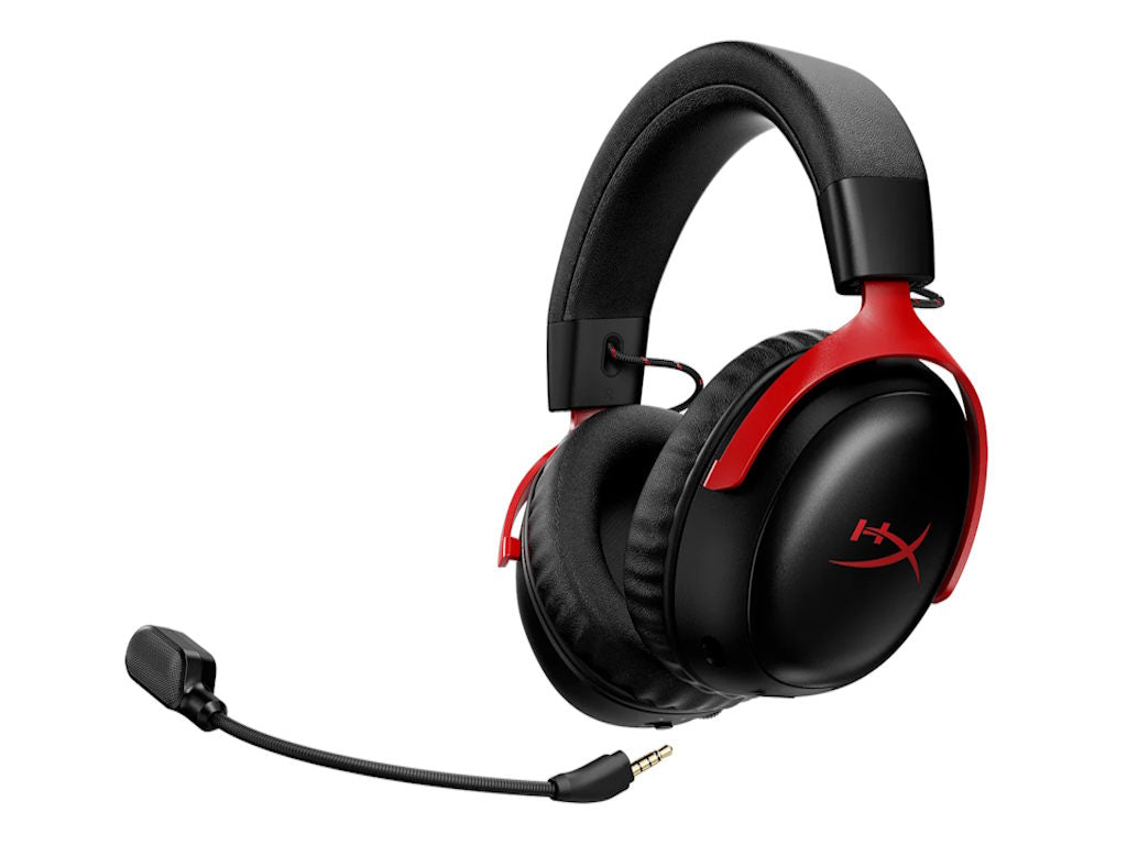 HyperX Cloud III S Wireless Gaming Headset - PC - PS5 - Mobile - Mac - 120Hr - 2.4GHz Wireless - Black-red