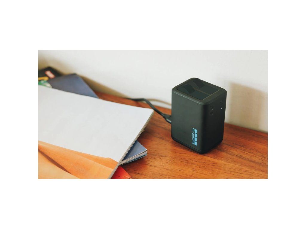 GoPro Dual Battery Charger for HERO13 Black, 2 Enduro Batteries 1900mAh Included