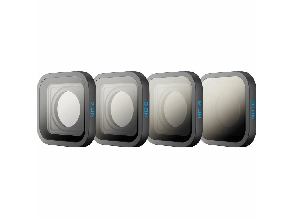 GoPro ND Filter Kit for HERO13 Black (4-Pack), ND4, ND8, ND16, ND32, Scratch-Resistant
