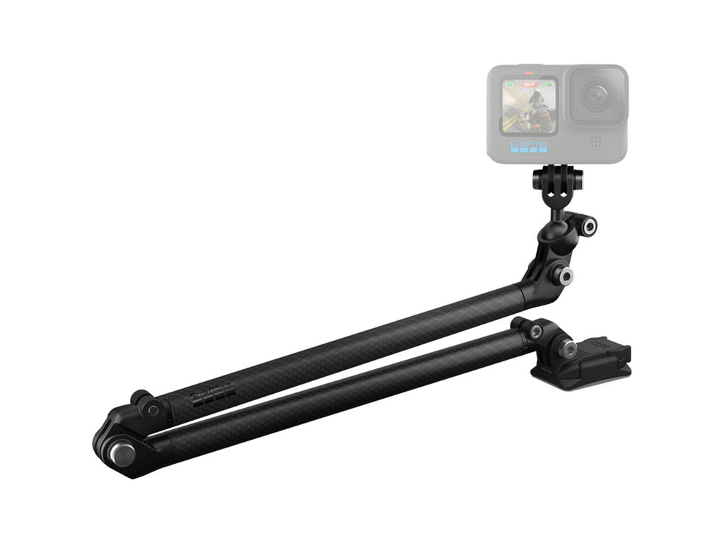 GoPro Boom + Adhesive Camera Mounts(Arm Extends from 10 to 21")