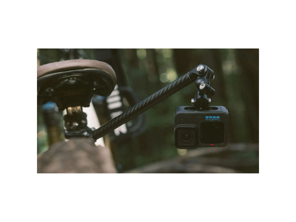 GoPro Boom + Bar Mount - Adjustable Carbon Fiber Extension Arm, Extends from 10 to 21"