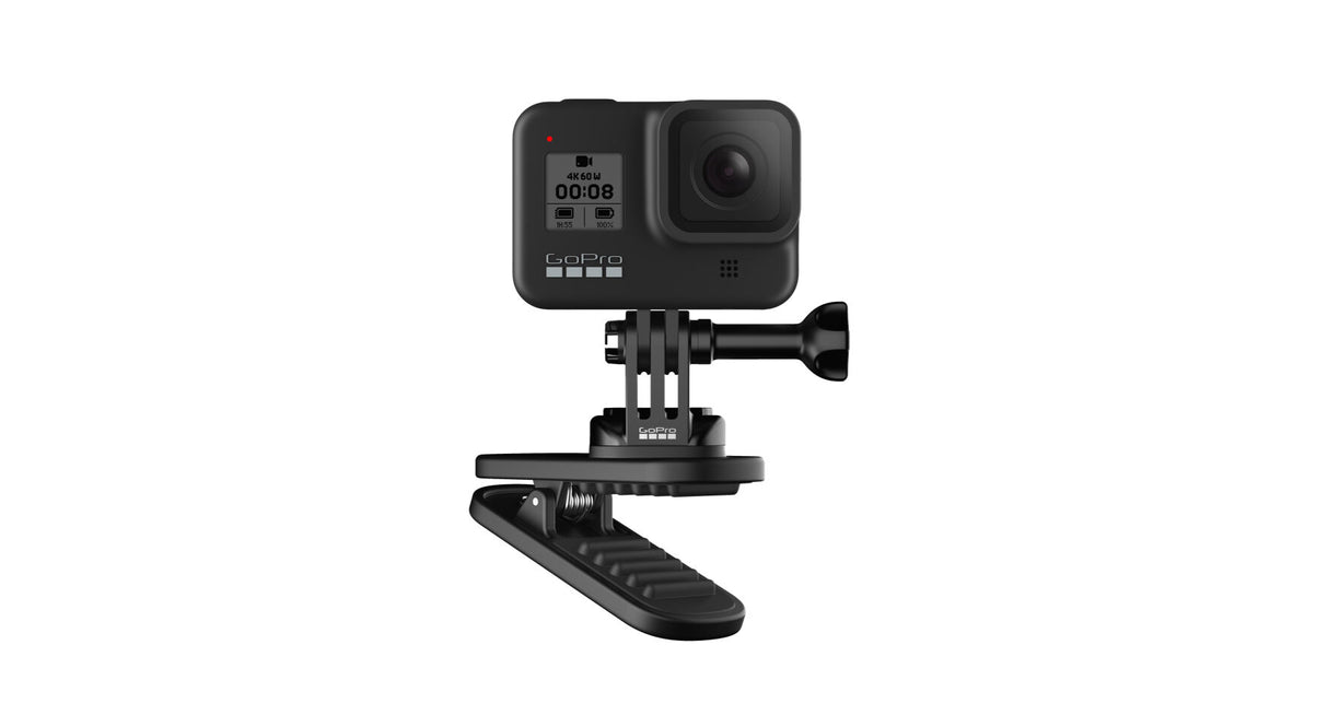 GoPro Magnetic Swivel Clip - Camera Clip + 360 Rotation + Magnetic Base