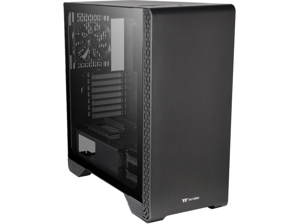 THERMALTAKE S300 Tempered Glass Mid-Tower Chassis, 120mm Standard Fan*1, USB 2.0*2 - USB 3.0