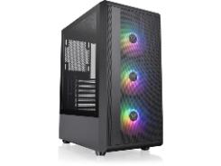 THERMALTAKE S200 TG ARGB Mid Tower Chassis, Mesh, 3x hydraulic bearing 120mm ARGB, USB 3.0 x 2