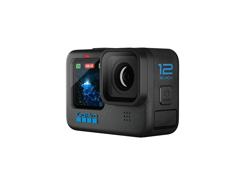 GoPro HERO12 Black, 5.3K60 - 4K120, 24.7MP Photo, HyperSmooth 6.0, Dual LCD, 8x slo-mo, Waterproof 10m
