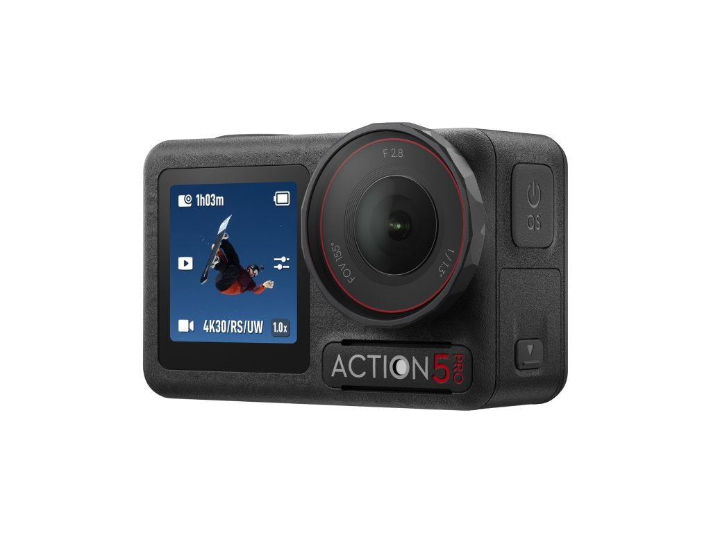 DJI Osmo Action 5 Pro Adventure Combo - 1.5m Extension Rod, 2x Extreme Battery + Battery Case