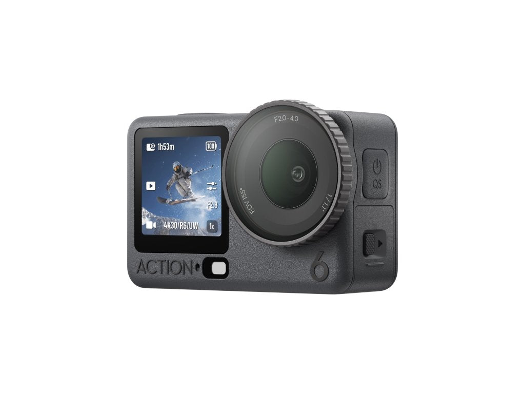 DJI Osmo Action 6 Adventure Combo 4K - 120 Video, 38MP, OLED TS, 50GB Built-In Storage, 20m Waterproof