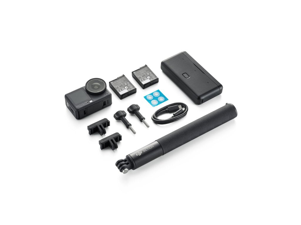 DJI Osmo Action 6 Adventure Combo 4K - 120 Video, 38MP, OLED TS, 50GB Built-In Storage, 20m Waterproof