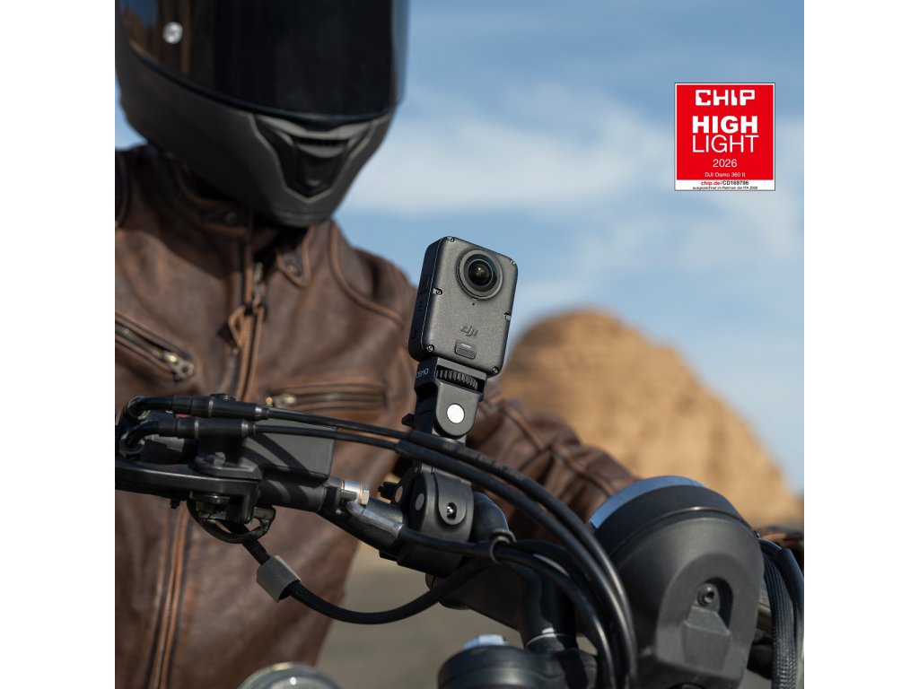 DJI Osmo 360 II Limitless Riding Combo, Native 8K - 60fps, 1 360 imaging, 105GB of built-in storage