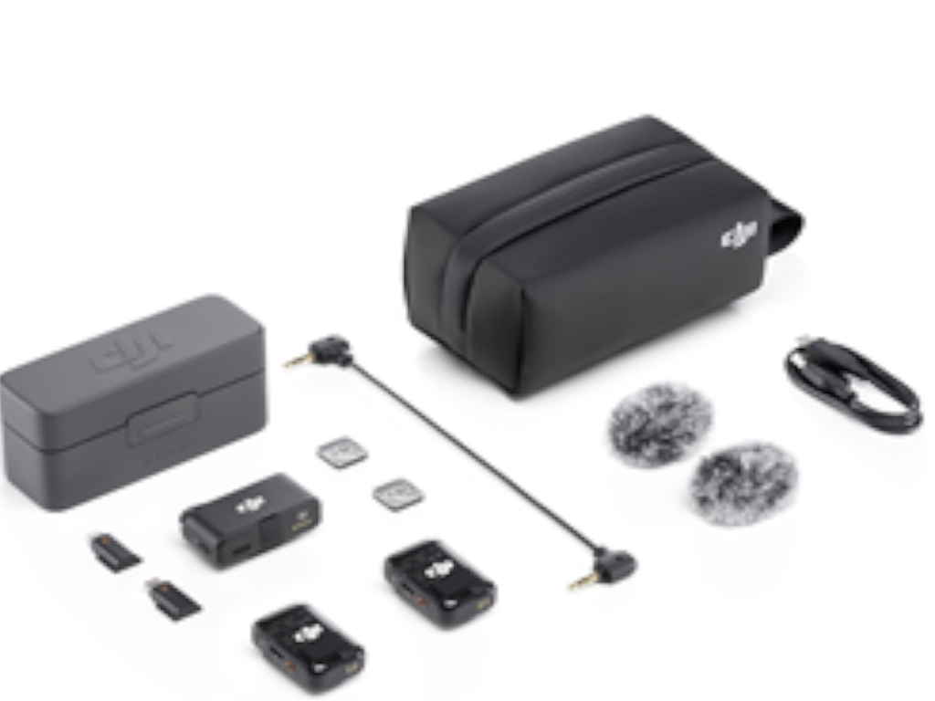 DJI Mic 2 (2 TX + 1 RX + Charging Case) - Wireless microphone system