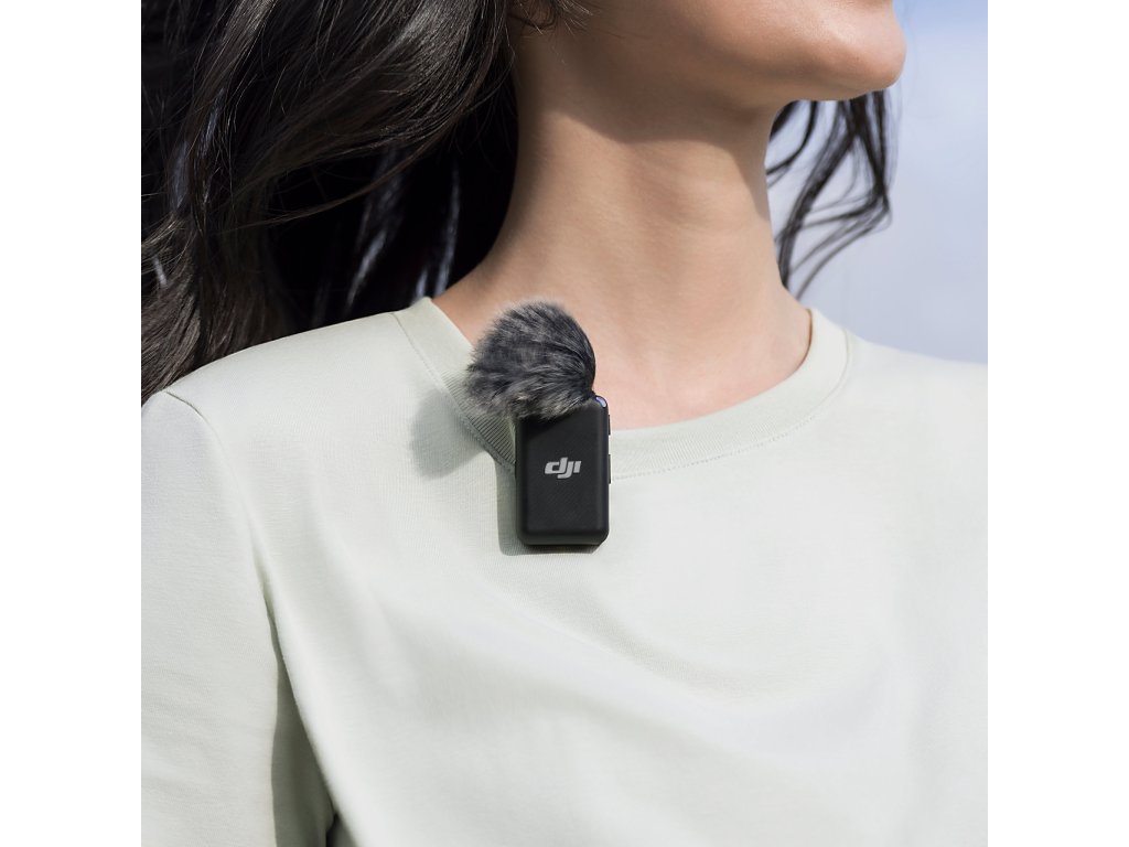 DJI Mic 2 (1 TX + 1 RX), Wireless Microphone with Intelligent Noise Cancelling, 14-Hour Recording
