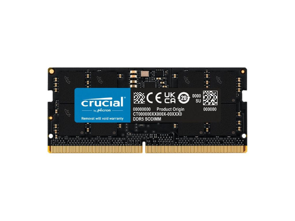 CRUCIAL SODIMM 16GB DDR5 5600 MHz, Laptop Memory, CL46, 1.1V, 262-Pin