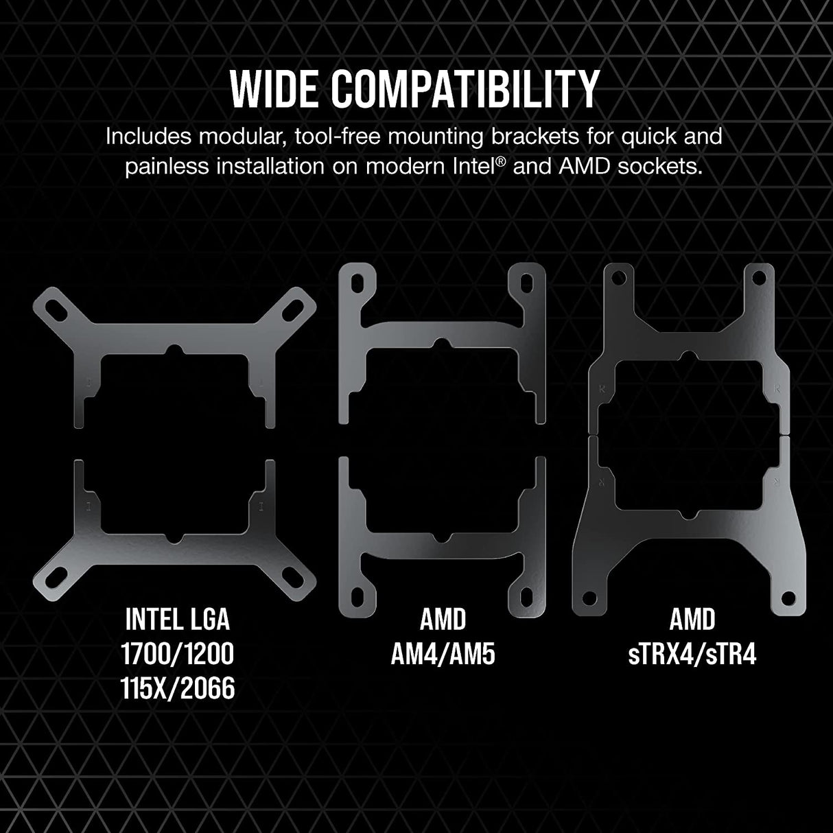 CORSAIR iCUE H100i RGB ELITE Liquid CPU Cooler, AF ELITE Series PWM fans, 240mm, 16 RGB LEDs